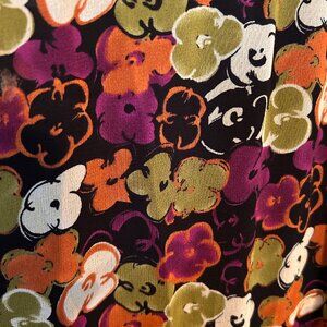 Jones New York Vintage 90s Silk Floral Midi Dress Size 16 Lined